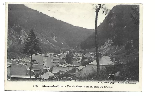 39  Morez Du Jura  Vue De Morez Haut Prise Du Chateau