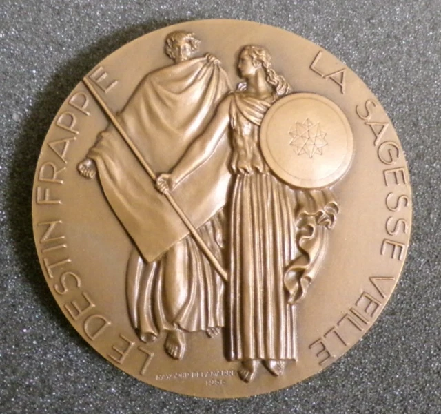 V REPUBLIC Médaille, Centenaire de Marius Berliet, pionnier de l'automobile fme_1116716 Medals