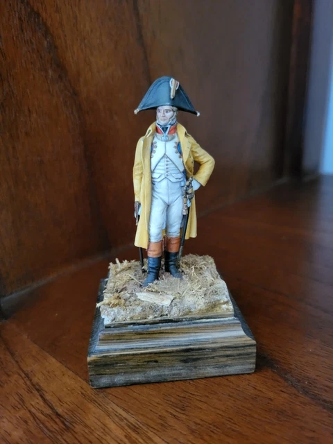 Figurine Historique 54mm - Tambour Régiment De Navarre 1767 - Plomb Peint - Modèles Et Allures