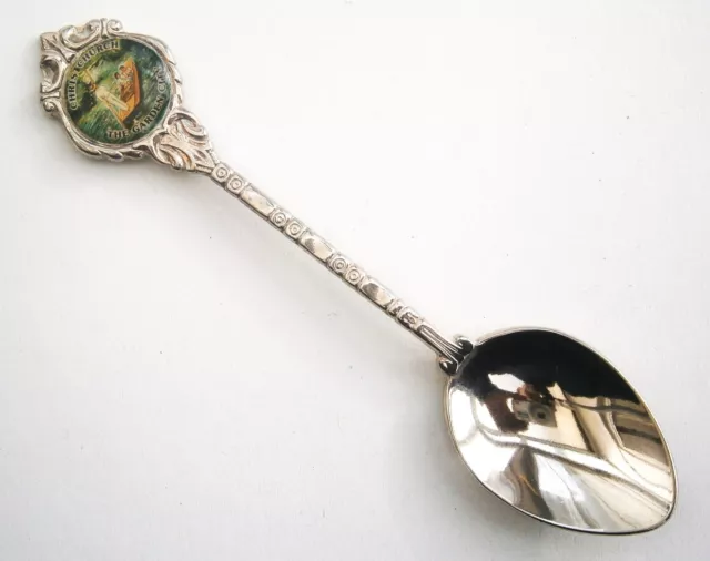 SV944) Vintage Christ Church Garden City New Zealand souvenir collectors spoon