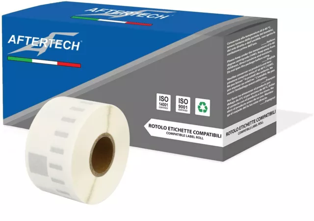 1 ROTOLO 99013 ETICHETTE TRASPARENTI COMPATIBILI DYMO LABELWRITER 36x89mm