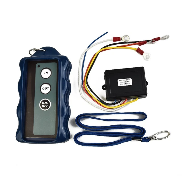 Telecomando 70x45x22 mm DC 12 V 6F22 9 V. verricello wireless 9-30 V 30 m
