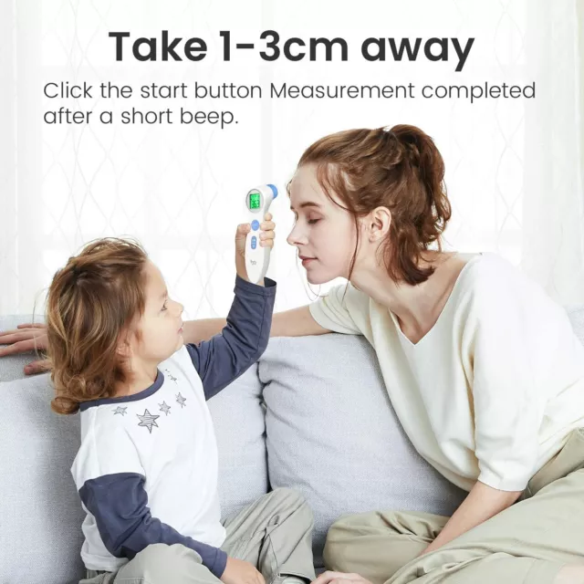 Forehead Thermometer Adults Kids Non Contact Infrared Digital Baby Thermometer