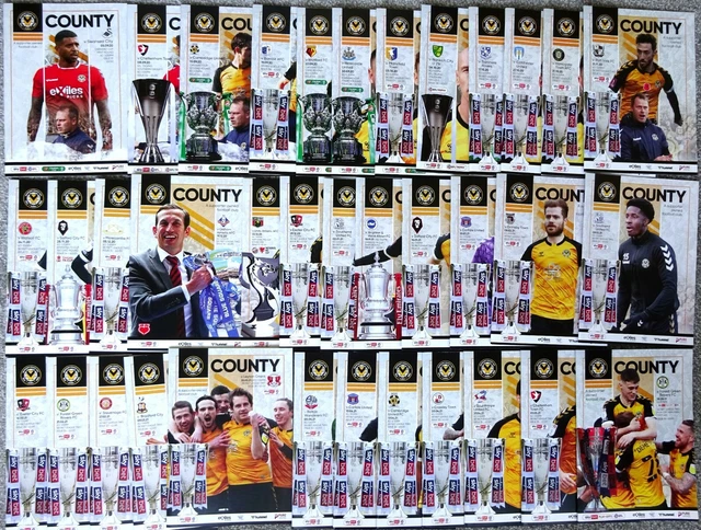 2020/21  NEWPORT COUNTY AFC Home League and Cup issues  *Choose from...*