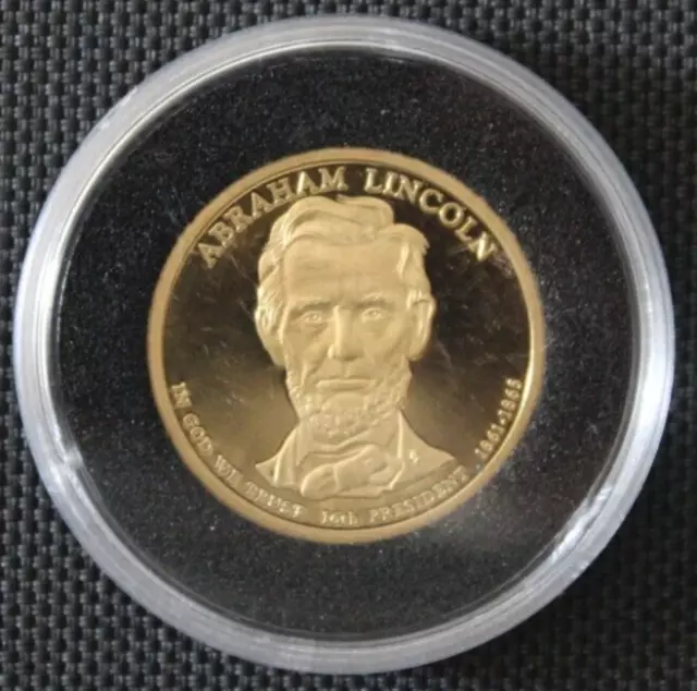 USA - Monnaie 1 Dollar 16th President Abraham  Lincoln (1861-1865) 2010 PROOF