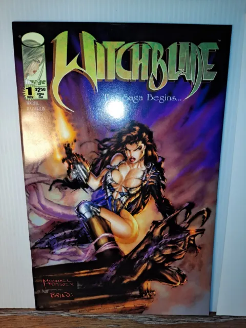 Witchblade 1 1995 michael turner cover near mint nm 9.4