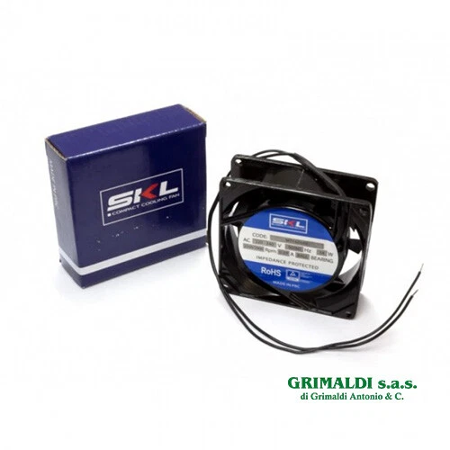 LT Easiyl Ventola di Raffreddamento Assiale A 2 Pin 220-240 V 0,12 A 20 W 12038B2HL Adatta per Quadri Elettrici Industriali Saldatrici