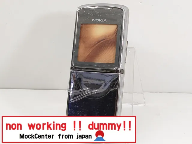 【dummy!】 NOKIA 8801 （color silver） non-working cellphone