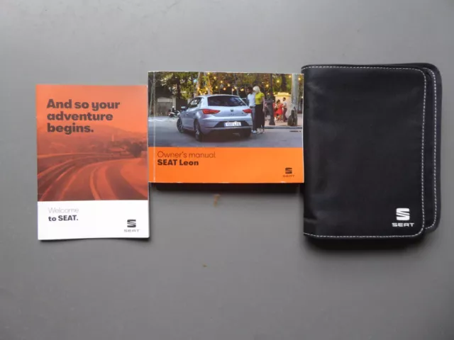 Genuine Seat Leon 2017-2020 Handbook Owners Manual Audio Navi  Print 11.2019