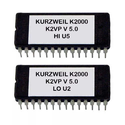 Kurzweil k2vx Setup Borrado v5 para K2000 K2000r K-2000 K-2000R Eprom OS Sampler