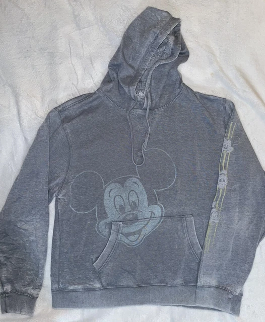 Disney Parks Soft Mickey Mouse Donald Goofy Pullover Hoodie Size LG Disneyland