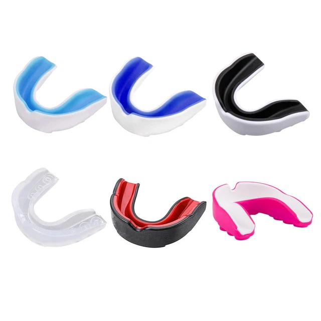 Per gli adulti Muay Boxing Mouth Guard Rugby Paradenti Denti di Protezione Bocca
