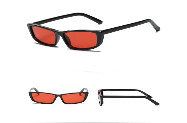 Sunglasses lady small box square house side retro sunglasses for Men and women