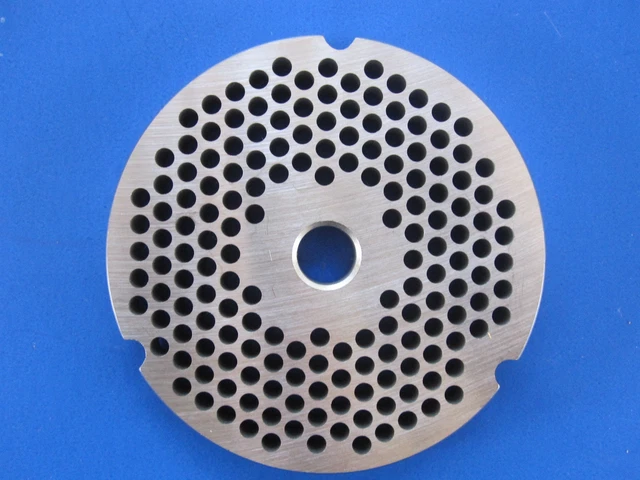 #32 3/16" (4.5mm) STAINLESS Meat Grinder Plate for Hobart 4332 4532 TorRey etc