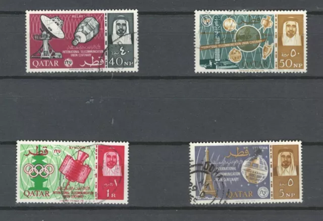 Qatar Selection Used International Telecommunication Stamps  Lot ( Qat 361)