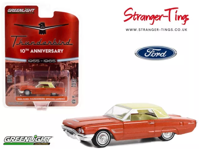 Greenlight 1965 Ford Thunderbird 10th Anniversaire 1:64 Echelle Diecast Voiture