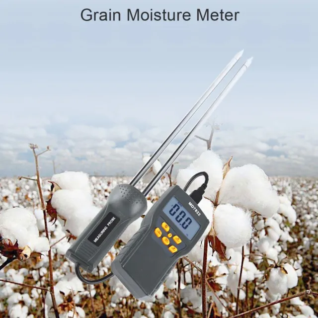 Portable LCD Digital Rice Corn Wheat Grain Moisture Meter Tester Range 2%~30%