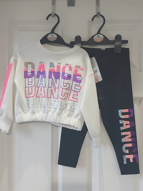 Girls TU outfit Age 3 Jumper And Leggings BNWT