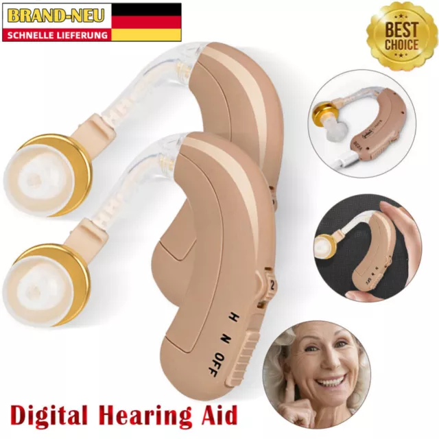 Profi Wiederaufladbare Digital Hörgerät Hörhilfe Hörverstärker Ear Verstärker