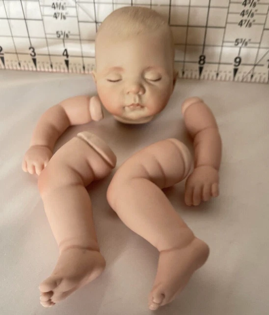 11" Sleepy Head W/Hands & Feet Painted By Dianna Effner
