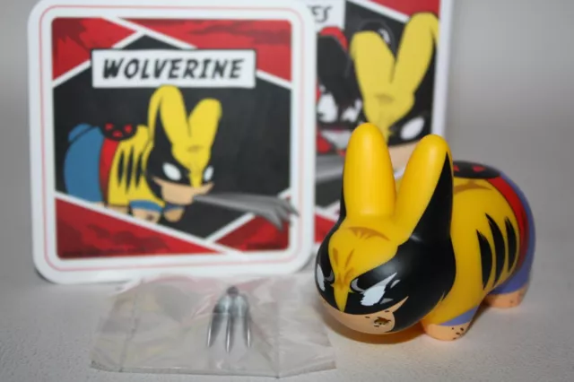 Kidrobot Mini Marvel Labbit Wolverine X-Men Series 1 Designer Art Toy