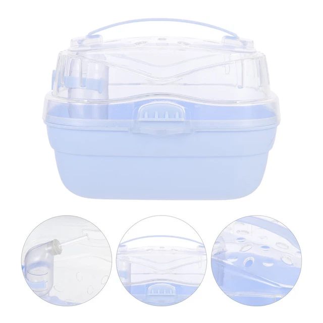 Hamster Habitat Hedgehog Travel Clear Tub Sling Purse Hamster Carrying Bag