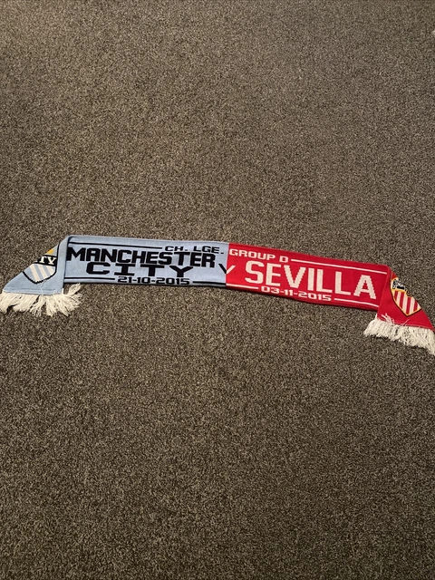 Fanion Vintage Manchester City - Banderin De Football, Club Anglais
