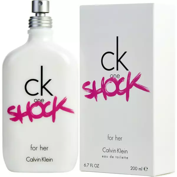 CK ONE SHOCK FOR HER Eau de Toilette 200ml Neuf Sous Blister