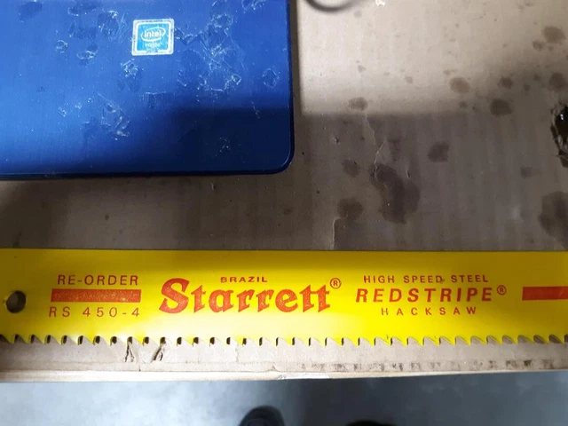 Starrett rs 450-4 Bi-Metal High Speed Steel Power Hacksaw Blade 18" 10 blades