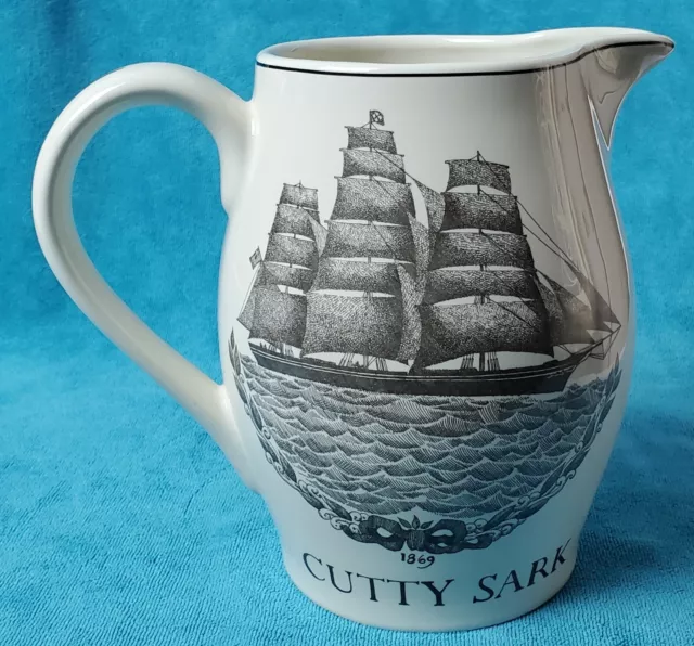 CUTTY SARK Scotch Whiskey Pub Jug Liquor Pitcher FROM SCOTLAND Ship Sea Decor CUTTY SARK Scotch Whiskey Pub Jug Liquor Pitcher FROM SCOTLAND Ship Sea Decor