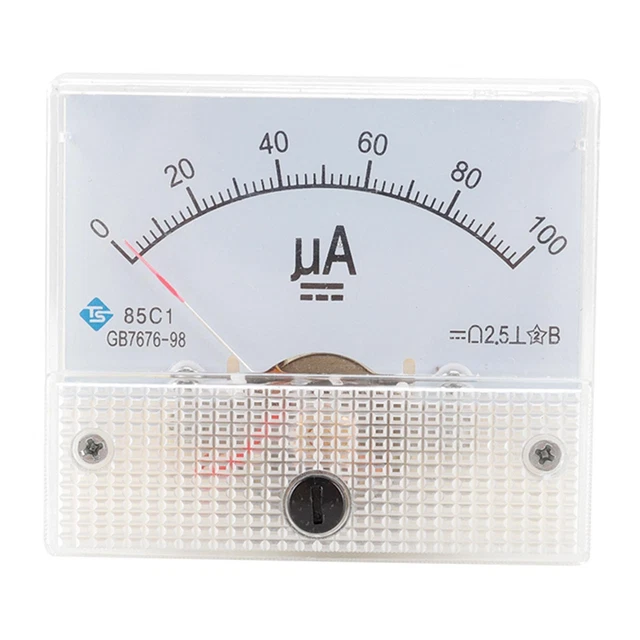 Analog DC Current Meter – 0-0.6A & 0-3A Measuring Ranges, High Precision 2.5 Accuracy For Physics Educational Experiments