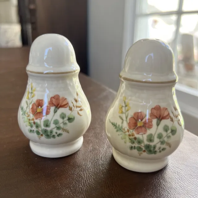 Mikasa Fine Ivory Marguax Salt And Pepper Shakers Nice:)