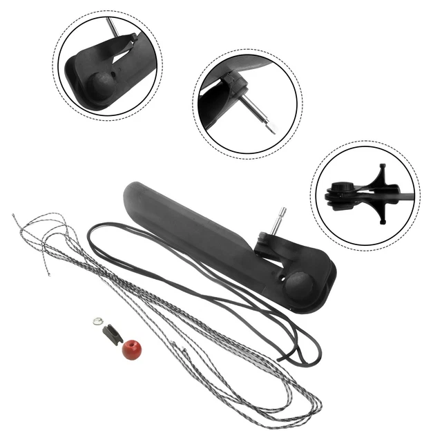 Kit de direction de commande au pied pour gouvernail de canoë en nylon