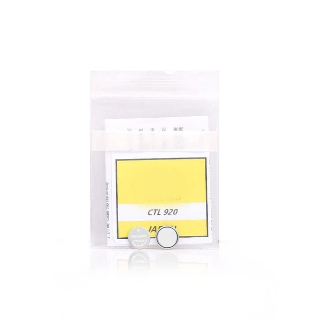 Battery How To Charge Batterie Rechargeable Pour Montres Solaires - Modèle CTL920/CTL920F - Neuf Sous Emballage - Sans Marque Batterie Montre Solaire Ctl920