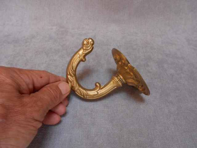 French Vintage BRONZE Coat hat rack  HANGER HOOK 4