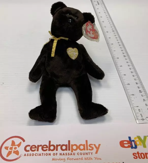 TY Beanie Babies – 2003 Signature Bear – New W/Tag - Free S/H - Benefits Charity