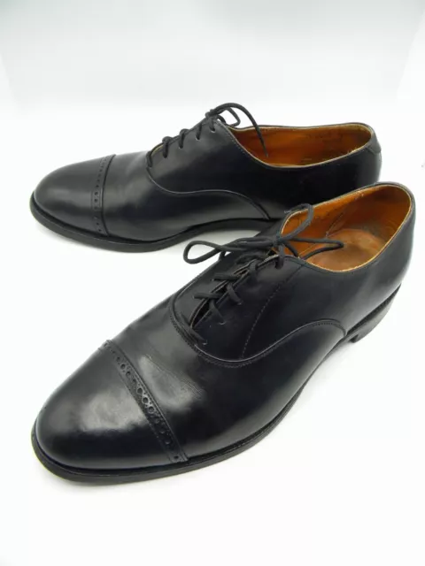 TRICKER'S LONDON Black Leather CapToe Lace Up Men's Dress Shoes Sz 10.5 ...