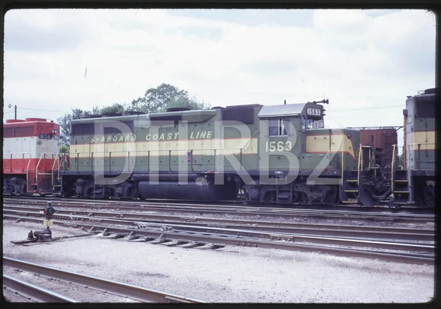 Mz4  Scl Seaboard Coast Line 1563 Original Slide