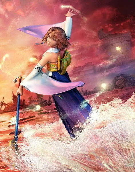 282544 Final Fantasy Yuna FF Lightning Face Girl TV Game PRINT POSTER UK