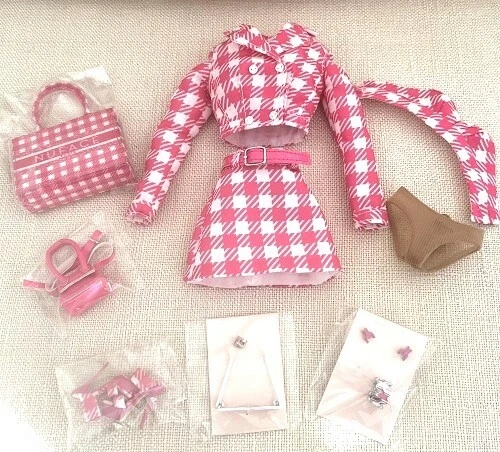 Complete Outfit From Print It Pink W Club Ltd Ed 12" Nu Face Integrity Toys Doll
