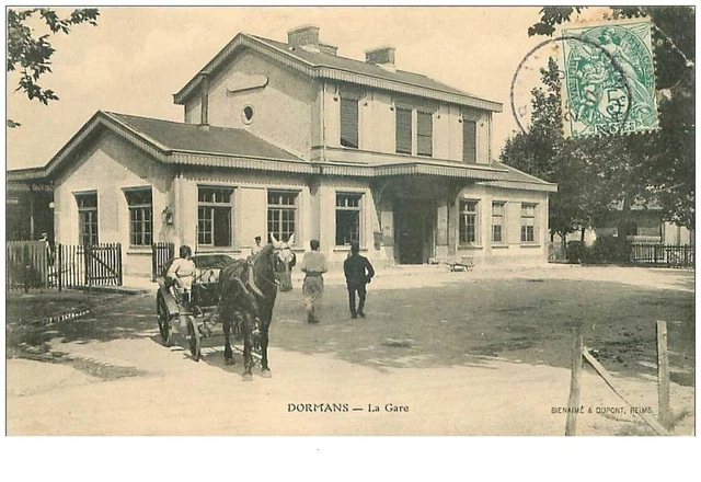 51.DORMANS.n°22708.LA GARE