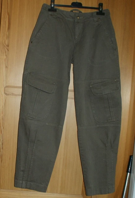 Pantalon Militaire Wiya Femme – Gris, Taille S, Neuf Avec étiquettes