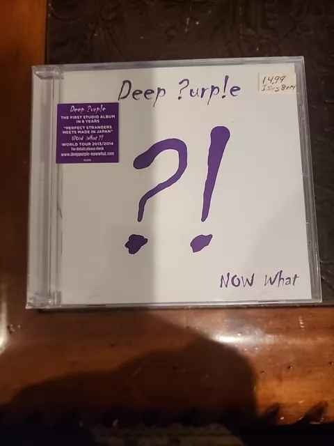 Deep Purple - Now What ?!  2013  Sealed CD  Steve Morse Ian Gillan Hype Sticker