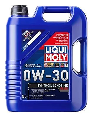 5l Liqui Moly 1151 Motoröl 0W-30 Synthoil Longtime Plus für AUDI VW SKODA SEAT