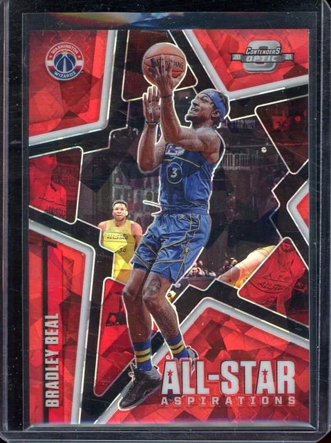 2020/21 Contenders Optic All-Star Aspirations Red Cracked Ice Bradley Beal #12