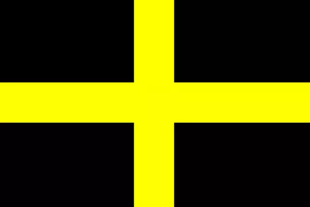 Flag of St David - Wales - 150cm x 90cm (5ft x 3ft) with Eyelets