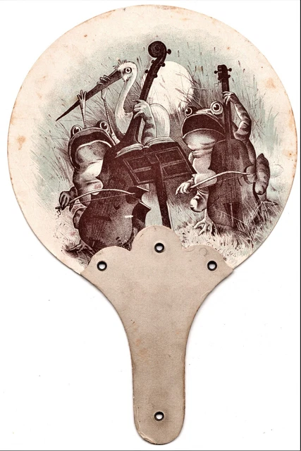 1888 Guano Hand Ad Fan for Pacific Guano Co. of Boston