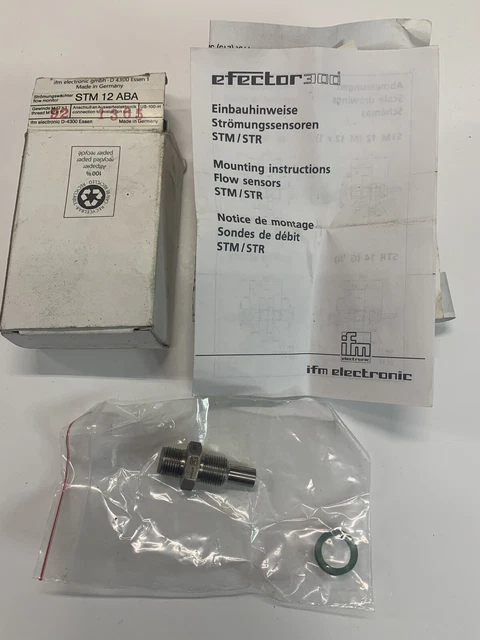IFM STM 12 ABA Flow Sensor