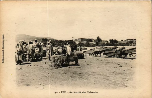 CPA AK MAROC FEZ - Au marche des Cherardas (219291)
