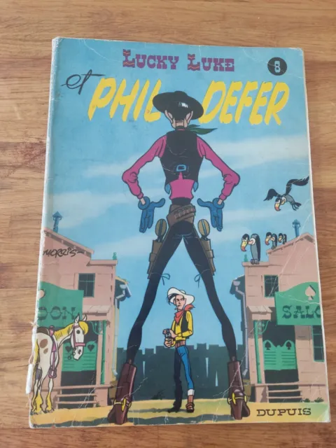 Lucky Luke Et Phil Defer . Bd Ancien Ne De Collection